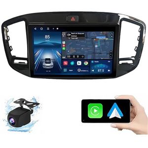 Android 14.0 2 Din Autoradio 9"" Touchscreen Auto Stereo voor Geely Emgrand X7 2014-2020 met Draadloze Carplay Android Auto GPS navigatie AHD Omgekeerd beeld Stuurwielbediening(P3(2G+32G))