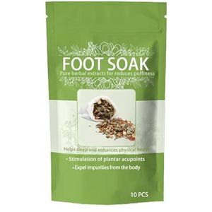 Kruiden Detox Voetbad Pak - Natuurlijk Verstevigend Voetbad For Ontspanning En Slaapverbetering, Gemakkelijk Te Gebruiken