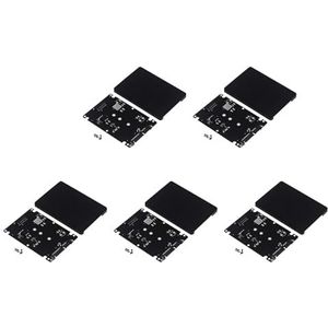 Rfeeuubft 5X M.2 NGFF Naar 2.5 Inch SATA SSD/MSATA Naar SATA Adapter Card Case (B Sleutel voor PC Adapter M2 +M Desktop Socket NGFF)