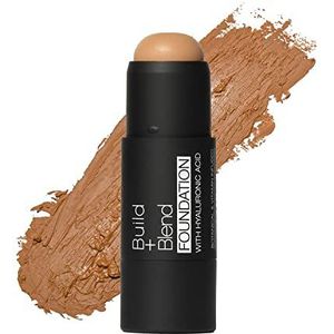 Palladio BUILD + BLEND Foundation Stick, Contour Stick voor het gezicht, Professionele Make-up voor een Perfecte Look, 0,25 Ounce (Amber Glow)