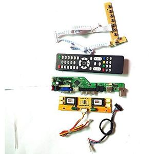 Voor M190MWW1 M190MWW3 R0 T.V53 controller board Lcd scherm VGA HDMI AV USB RF 4CCFL 30Pin LVDS Remote+Inverter toetsenbord DIY kit (M190MWW1)