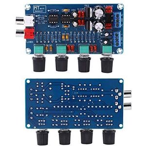 Hilitand Versterkerplaat, HiFi-versterker OP-AMP voorversterker NE5532 Volume Tone Control gemonteerde kaart