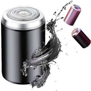 Sopami Mini Electric Shaver, Sopami Portable Mini Electric Shaver, Pocket Size Washable Electric Razor, USB Rechargeable Waterproof Shaver Electric Beard Trimmer for Car, Travel (Black)