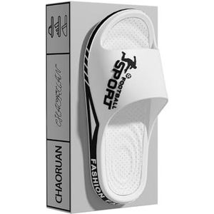 Bathroom slippers， EVA-pantoffels for dames in de zomer - lichtgewicht sandalen met dikke zool for binnenhuisgebruik,House slippers(White,47 EU)