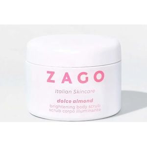 Zago Milano Dolce Almond Stralende Body Scrub Geschikt voor alle huidtypes VEGAN Made in Italy 370 g