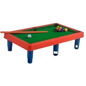 Amagogo Mini-pooltafelset, snookertafel met ballen, entertainment biljartkeus desktopspel speelgoedtafelspel voor familie, 37.5 cm x 23.5 cm x 9.5 cm