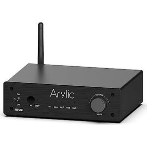 Arylic B50 SE Bluetooth Stereo-Versterker - 50W x 2 - Draadloze Audio Ontvanger