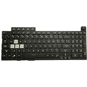 Laptop Toetsenbord Voor For ASUS For TUF Gaming A17 FA706IC FA706IU FA706QE FA706QM FA706QR Colour Zwart Verenigde Staten Lay-out