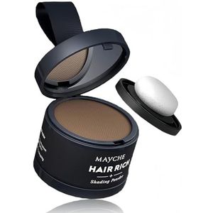 Maycheer Hairline Powder for Women - Maycheer Magic Root Cover Up, Hair Rich Shading Powder (01#Dark Brown)
