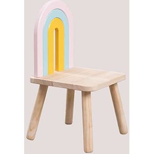 SKLUM Houten stoel Mini Rainbow Kids Natuurlijk Hout