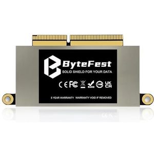 ByteFest Interne 256GB SSD voor Apple MacBook Pro Retina 13"" A1708 2016 2017 (EMC 2978/3164) Non-Touch Bar, interne Solid State Drive M.2 NVMe PCIe Gen3x4