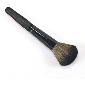 Professionele make-up blending borstel make-up blush poeder borstel met houten houder, zwart