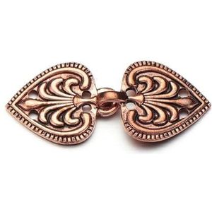 Shirt Cinch Swirl Clip Cape Clips, Sjaal- en cardiganclips for dames meisjes, 3-pack, veelkleurig(1-antique Copper)