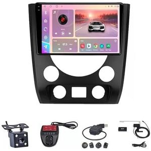 Android Autoradio Video Multimedia Speler, 9 Inch Touch Screen Radio Plug And Play Autotoebehoren met Bluetooth En Navigatie En Achteruitrijcamera Voor SsangYong Rexton 3 2012-2017 (Size : M300S 4G