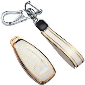 Autosleutel beschermhoes Bescherm TPU Auto Afstandsbediening Sleutel Case Cover Shell Fob Voor Focus 3 4 ST Voor Fiesta Voor Fusion Voor Kuga Voor Ecosport Voor Mondeo MK3 MK4 Sleutel Shell(3)