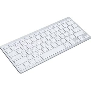 Toetsenbord, Antislip, Zilver, Spatwaterdicht Toetsenbord voor Computer (Russisch)