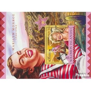 Salomoninseln Blok 513 (compleet. Kwestie.) 2016 Marilyn Monroe (Postzegels voor verzamelaars) Beroemdheden/Film/Theater