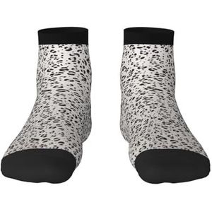 Veelzijdige sportsokken met luipaardprint voor casual en sportkleding, geweldige pasvorm voor voetmaten 36-45, Luipaard Print, Eén Maat