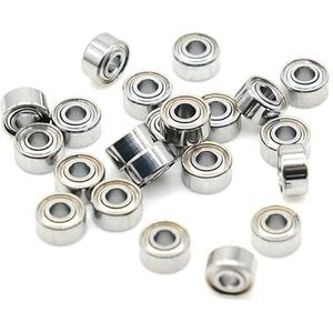 Set van 10 MR52ZZ stille kogellagers 2 x 5 x 2,5 mm ABEC-9 voor videokaart, snelle lagers voor L-520ZZ W52 motor