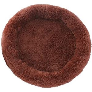 Sytaun Hamsterbed ronde vorm niet-plakkerig haar huisdier bed cavia's schattig kussen huis kooi accessoires koffie L