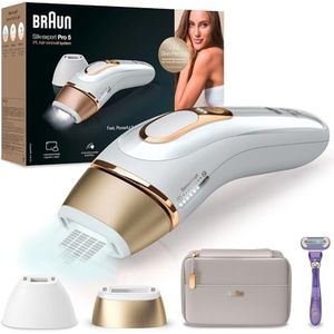 Braun Silk Expert Pro 5 PL5147 400.000 schoten, 2 hoofden Next Generation IPL + designtas