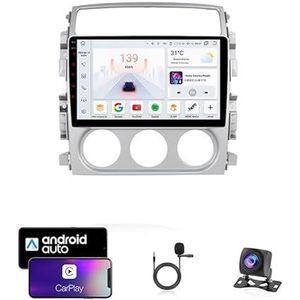 9 Inch Autoradio Compatibel voor Suzuki LIANA 2007-2013 met GPS Navigatie CarPlay Android Auto Acht-Core 4G Bluetooth WiFi MirrorLink Stuurwiel Afstandsbediening(T6 8 Core 4G+Wifi 8G+128G)