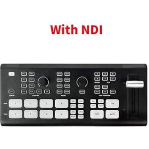 Video Switcher 4-kanaals - Compatibel for live streaming videomonitor Naadloze Schakeling(With NDI)