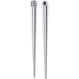 Yisawroy Rvs Oor Meters Stretching Plugs Tapers Insertie Pin voor Oor Neus Brancard 16G 14G Piercing Stretching Kit staal taper insertie pin kit
