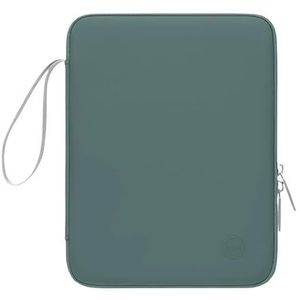 Tablet Sleeve Bag 9-11 inch for iPad Pro 11 10.5 10.2 12.9 Case Geschikt for Samsung Xiaomi Redmi huawei Lenovo PU Pouch Tassen (Color : Green, Size : 12.4-12.9inch)
