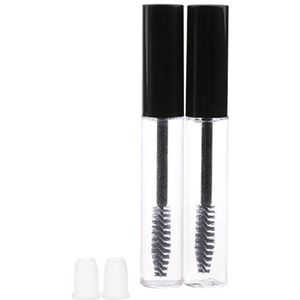 2 Stuks 7Ml Plastic Hervulbare Lege Mascara Wimper Groei Olie Buis Fles, wimper fles