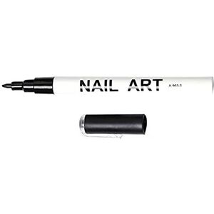 Yeeda Nail 3D schilderij Pen, Nail Tracing Point bloem potlood potlood, DIY nagel borstel schilderij pen Graffiti Pen, 5 kleuren, wit, zwart, goud, zilver, rood
