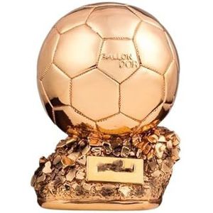 Golden Globe Model Award Replica Model Hars Herdenkingstrofee van het beste Franse voetballer souvenir (kleur: messing, maat: 23 cm)