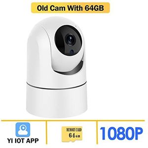 DVR-kits voor bewaking, 5G Babyfoon Camera Indoor Auto Tracking 1080P HD Video Surveillance Cam Nachtzicht Twee Weg audio Beveiliging,Buitencameratoezicht(Camera With 64GB-01)