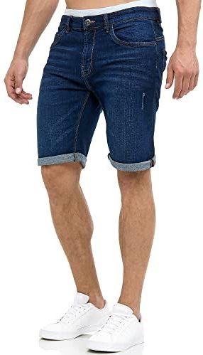 Korte Broeken - Blauw Denim - Regular Fit - 5-Pocket-Style