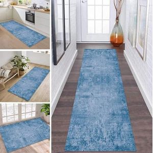 Tapijtloper voor gang, Keukenloper, 100 x 400 cm Gangtapijt, Lang keukentapijt, antislip, wasbaar, Tapijtloper Vloerkleed per meter Slaapkamer Tapijtpads