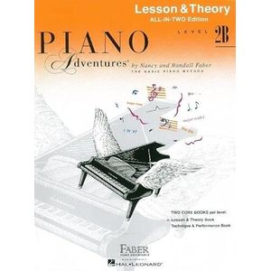 Nancy Faber,Randall Faber - Piano Adventures All in Two Level 2B Lesson/Theory - piano