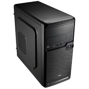 Aerocool - Qs-182 - Micro-ATX Behuizing - Zwart - SECC Staal