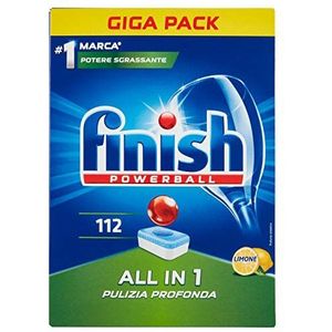 Finish All-in-One vaatwasmachinetabs citroen - 1790 g