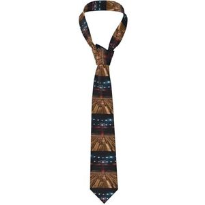 OdDdot Griekenland Kaart Mannen Polyester Mode Print Tie Geweldig Voor Business Dagelijks Werk Bruiloft Feest Dansen Geschenken Etc, Professionele Basketbal Arena, Eén maat