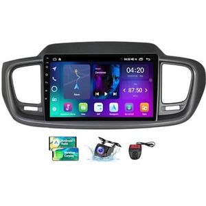 Android 13 Autoradio 2 DIN Compatibel met Kia Sorento 3 2014-2017 9 Inch Touchscreen Carplay en Android Auto met Bluetooth 5.0/FM RDS/Bediening op het stuur/Achteruitrijcamera(NF-1)