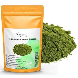 110 g neutraal hennapoeder - henna neutraal voor haar reinigend regulerend geeft volume versterkend - Cassia Obovata - fijn poeder, 100% natuurlijk, puur en zonder additieven | Tazarin Ltd