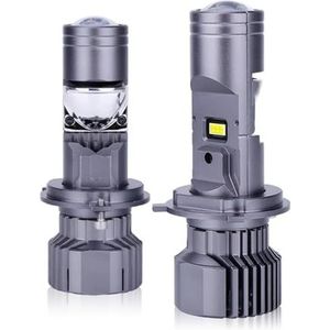 LESANGBAIHUODIAN 1000W H4 LED Projector Koplamp Projector Lens Met Ventilator Koeling Motorfiets Hi Lo Beam Lamp Auto Fit for Autolampen DC 12V 6000K RHD LHD(RHD)