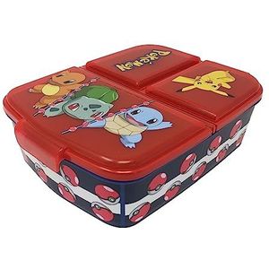 Lunchbox voor kinderen, broodtrommel naar keuze voor kinderen (Pokémon)