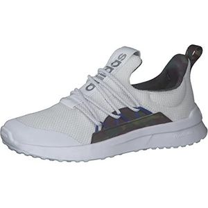 adidas Lite Racer Adapt 5.0 K, uniseks sneakers voor kinderen en jongens, FTWR WHITE FTWR WHITE TEAM ROYAL BLUE, 39 1/3 EU