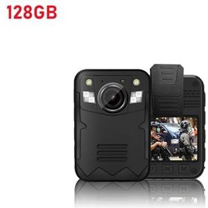 Draagbare DV-camera YSW-Q5 1440P HD Infrarood Digitale Bodycam Surveillance Beveiliging Videorecorder Mini Monitor Draadloze Body Camera(128GB)