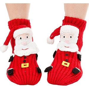 Ulalaza Antislip Huishoudelijke Vloer Sokken Gebreide Trui Casual Sokken Slippers Sokken voor Vrouwen, Ca100070, 2.5/6 UK Wide