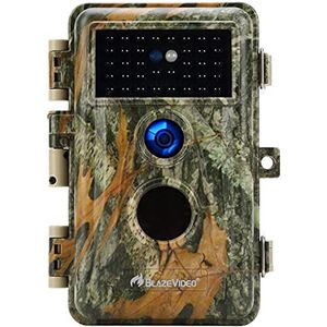 BLAZEVIDEO Jachtcamera, natuurcamera's, 32 MP foto 1296P Full HD-video, IP66 waterdicht, bewegingsgeactiveerd met infrarood nachtzicht, 2,4 inch display