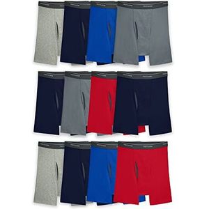 Fruit of the Loom Coolzone boxershorts voor heren (diverse kleuren) (Pack van 7), 12 Pack - Verschillende kleuren, XL