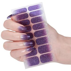 Nagels Polish Stickers Katten Oog Gels Nagels Strips Polish Wraps Glinsterende Gels Stickers Manicures Glittering Nail Katten Oog Nail Strips Wraps