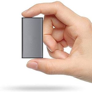 Ssd externe Solid State Drive 2tb / 500gb / 250gb / 120 gb, 1,8 inch Type-c mobiele harde schijf back-up opslag, geschikt voor pc desktop, Macbook, laptop, Ps4, Smart TV (grijs, 2TB)